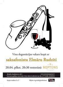 Vīna vakars ar Elmāru Rudzīti